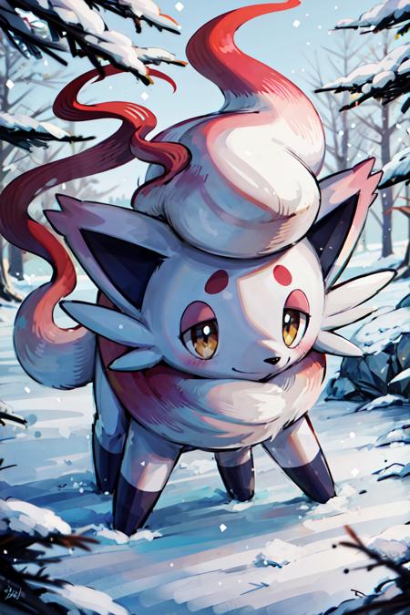 12158-4083103245-masterpiece,best_quality__Hisuian_zorua, pokemon (creature),__,HISUI_ZORUA,____forest, lake, snow, snowflakes, snowing.png